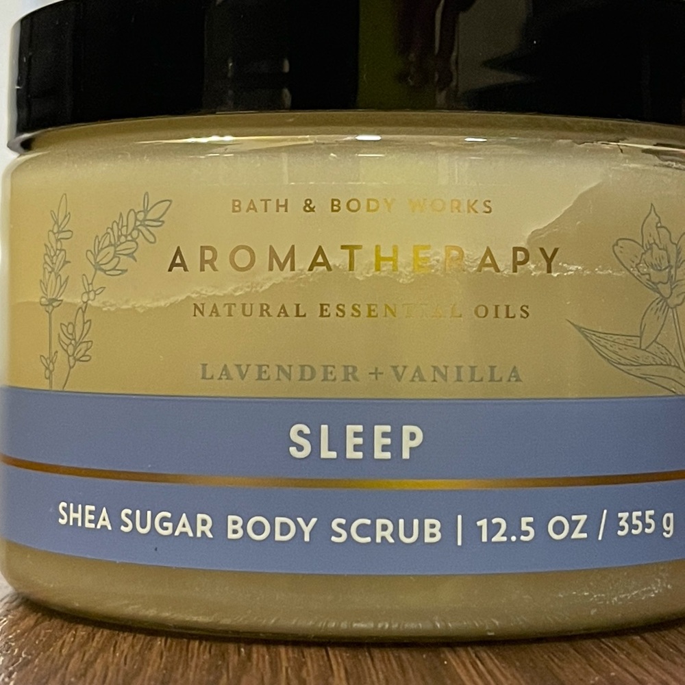 Bath and body works, sleep, Shea sugar body scrub